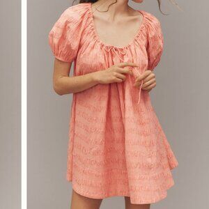 Anthropology Scoop-Neck Mini Swing Dress Size SP NWOT